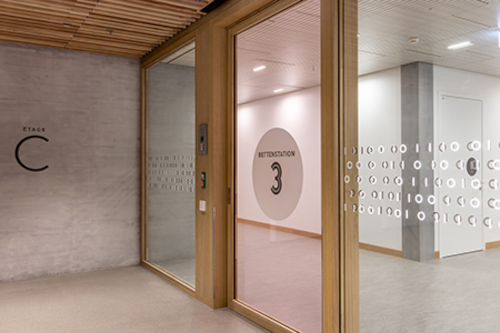 Signaletik Kinderpsital Zürich